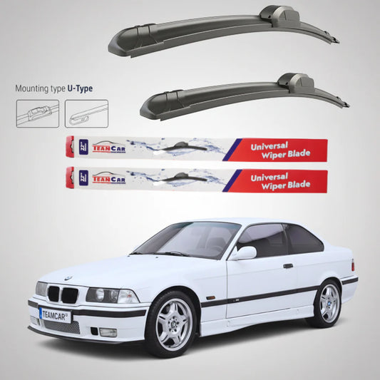 Ștergătoare BMW Seria 3 E36 Coupe (1992–1999) Flat | Set Față – TeamCar®