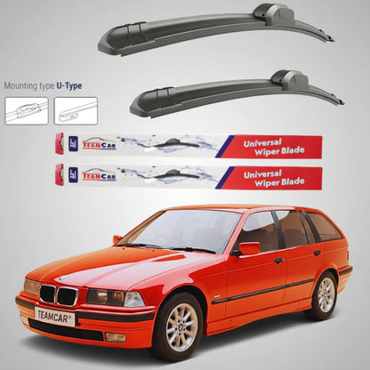 Ștergătoare BMW Seria 3 E36 Touring (1995–1999) Flat | Set Față – TeamCar®