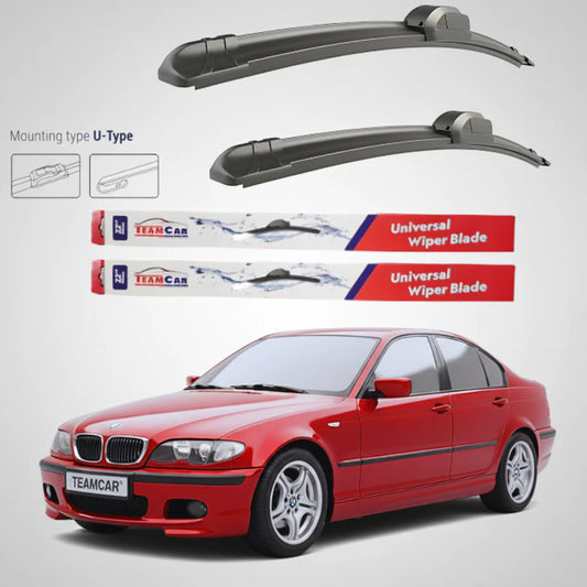 Ștergătoare BMW Seria 3 E46 Sedan (1998–2005) Flat | Set Față – TeamCar®