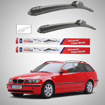 Ștergătoare BMW Seria 3 E46 Touring (1999–2005) Flat | Set Față – TeamCar®