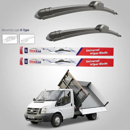 Ștergătoare Ford Transit Mk7 Basculantă (2006–2009) TeamCar® – Flat | Set față