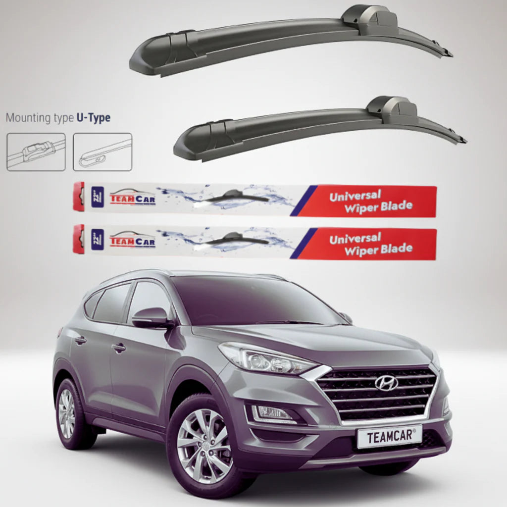 Ștergătoare Hyundai Tucson III TL Facelift (2018–2020) Flat | Set față – TeamCar®