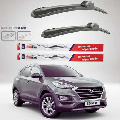 Ștergătoare Hyundai Tucson III TL Facelift (2018–2020) Flat | Set față – TeamCar®