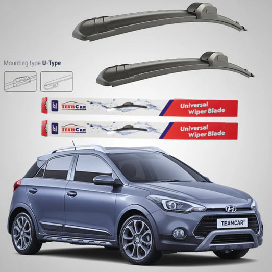 Ștergătoare Hyundai i20 Active (2016–2018) Flat | Set față – TeamCar®