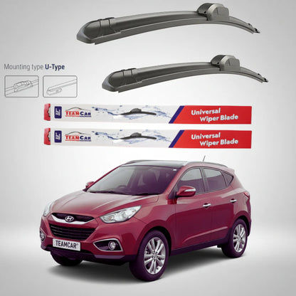 Ștergătoare Hyundai ix35 (2009–2015) Flat | Set față – TeamCar®