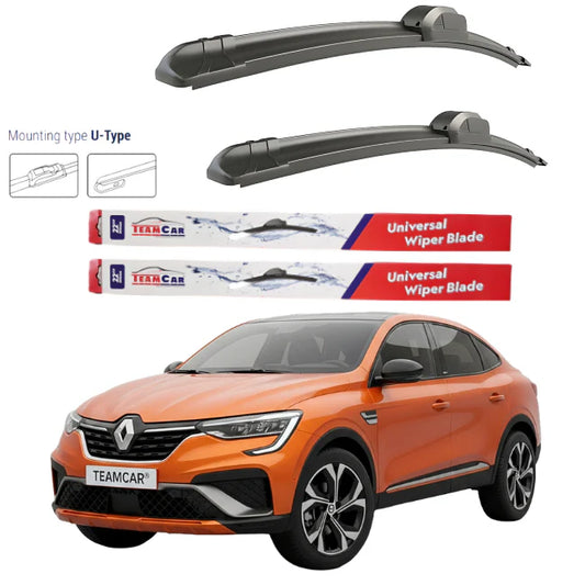 Ștergătoare Renault Arkana (2021–2024) TeamCar® – Flat | Set față
