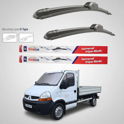 Ștergătoare Renault Master Cabina L2 (2003–2006) Flat | Set față – TeamCar®