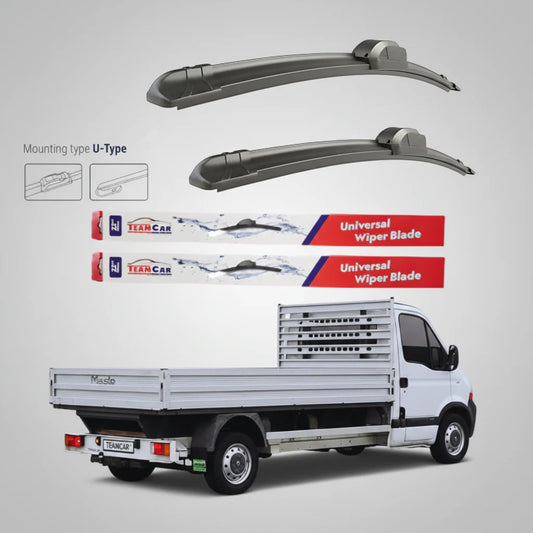 Ștergătoare Renault Master Cabina L3 (2003–2006) Flat | Set față – TeamCar®