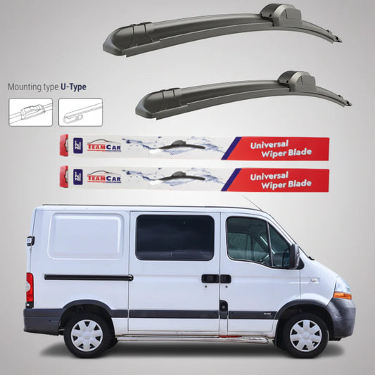Ștergătoare Renault Master Combi L1H1 (2003–2006) Flat | Set față – TeamCar®