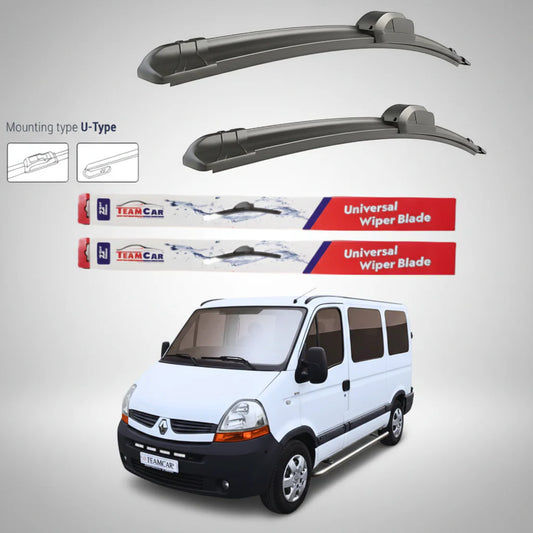 Ștergătoare Renault Master Combi L1H1 (2006–2010) Flat | Set față – TeamCar®