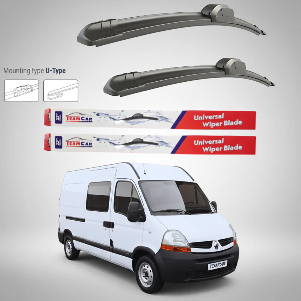 Ștergătoare Renault Master Combi L2H2 (2006–2010) Flat | Set față – TeamCar®