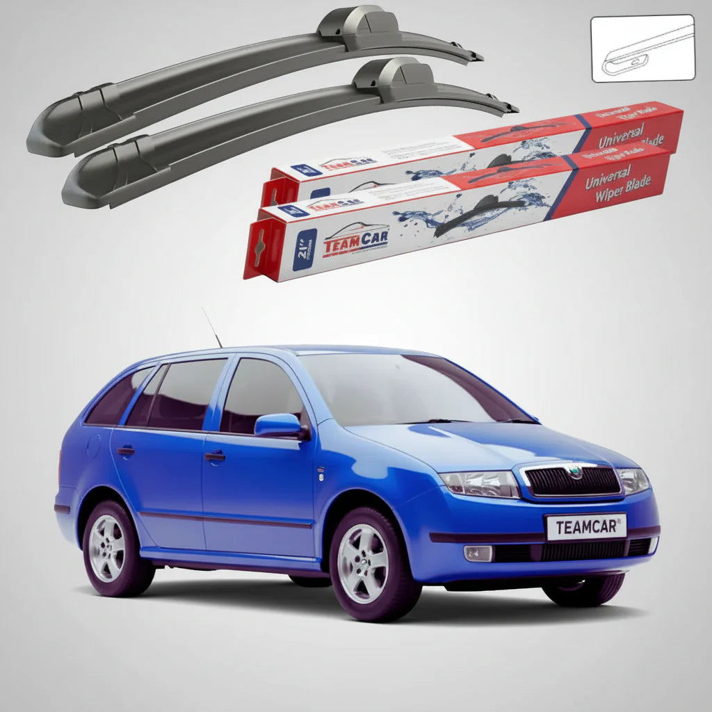 Ștergătoare Skoda Fabia I Combi 6Y5 2000-2007 | Set Față Flat – TeamCar®