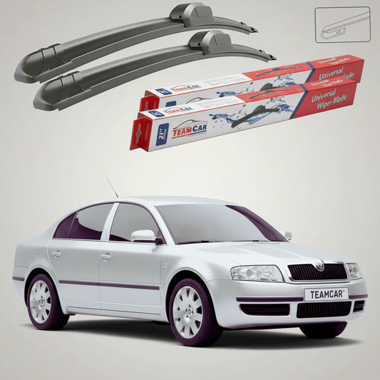 Ștergătoare Skoda Superb 3U4 2001-2004 | Set Față Flat – TeamCar®