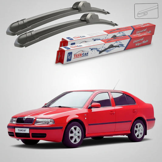 Ștergătoare Skoda Octavia I (1U2) (1996–2010) | Set Față Flat – TeamCar®