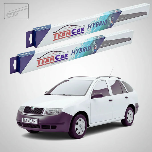 Ștergătoare Skoda Fabia I Praktik 6Y5 2001-2007 | Set Față Hibrid – TeamCar®