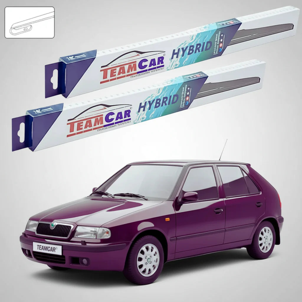 Ștergătoare Skoda Felicia II 6U1 1998-2001 | Set Față Hibrid – TeamCar®