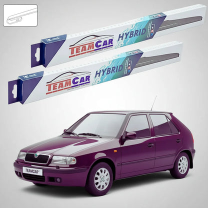 Ștergătoare Skoda Felicia II 6U1 1998-2001 | Set Față Hibrid – TeamCar®