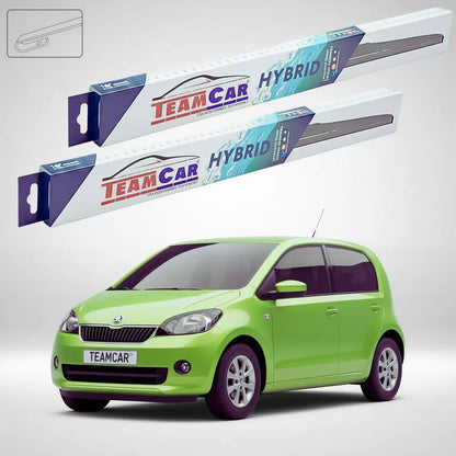 Ștergătoare Skoda Citigo 2011-2012 | Set Față Hibrid – TeamCar®