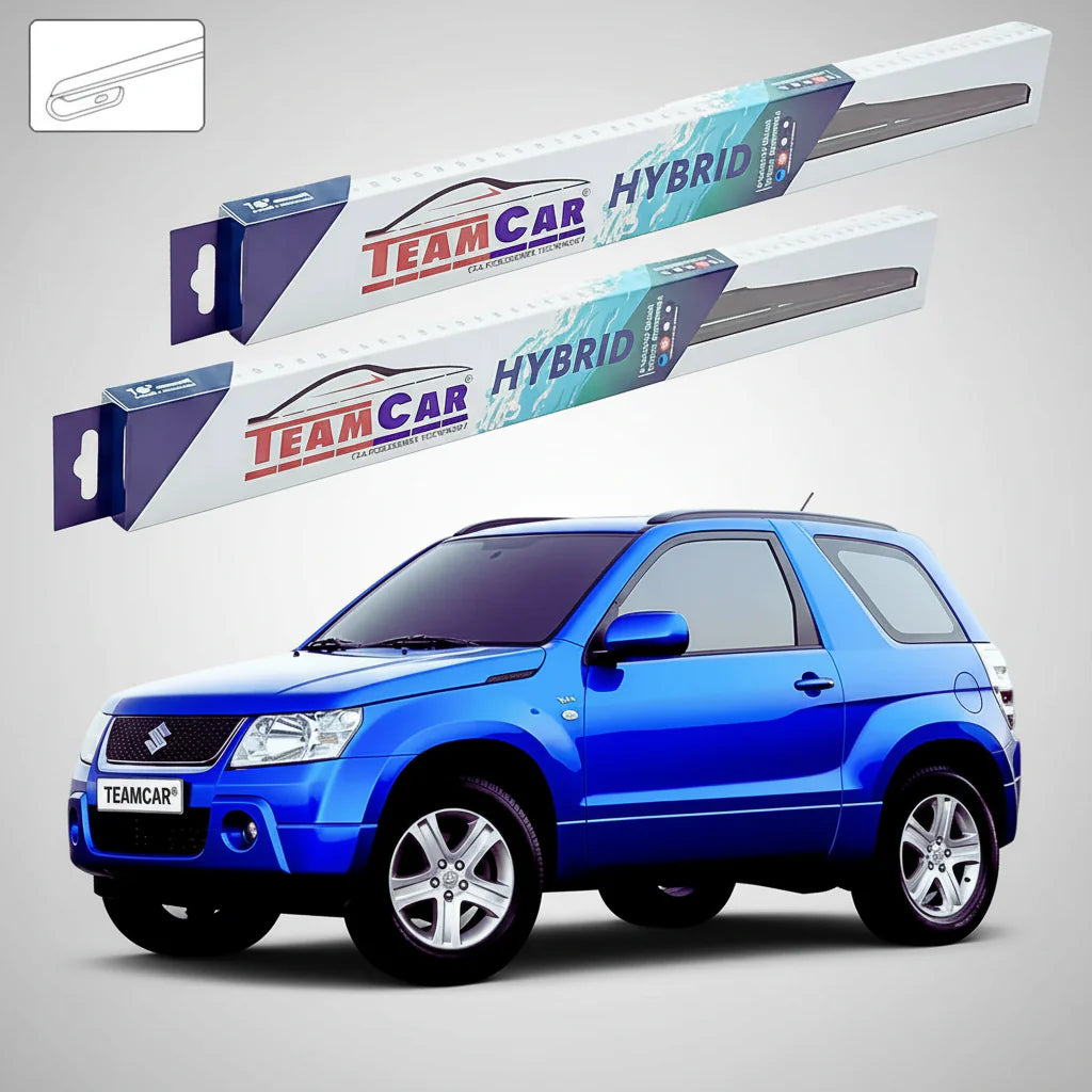 Ștergătoare Suzuki Grand Vitara II JT 3 Uși 2005-2008 | Set Față Hibrid – TeamCar®