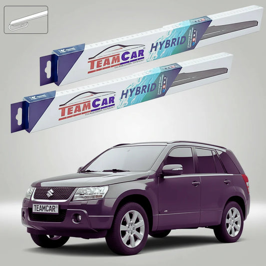Ștergătoare Suzuki Grand Vitara II JT 5 Uși 2008-2012 | Set Față Hibrid – TeamCar®