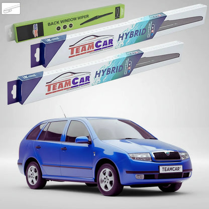 Ștergătoare Skoda Fabia I Combi 6Y5 2000-2007 | Set Față și Spate Hibrid – TeamCar®