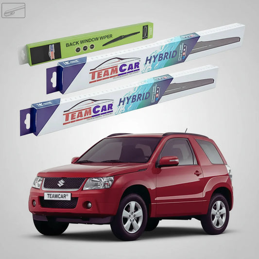 Ștergătoare Suzuki Grand Vitara II JT 3 Uși 2008-2012 | Set Față și Spate Hibrid – TeamCar®