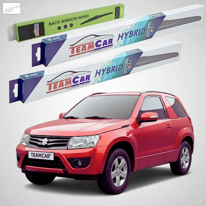Ștergătoare Suzuki Grand Vitara II JT 3 Uși 2012-2015 | Set Față și Spate Hibrid – TeamCar®