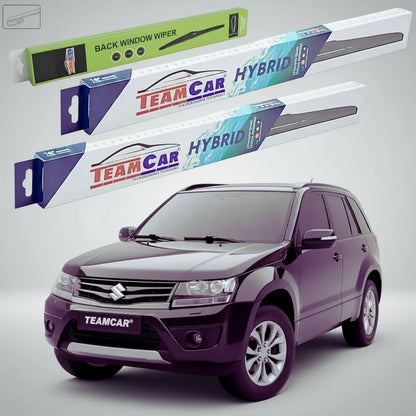 Ștergătoare Suzuki Grand Vitara II JT 5 Uși 2012-2015 | Set Față și Spate Hibrid – TeamCar®