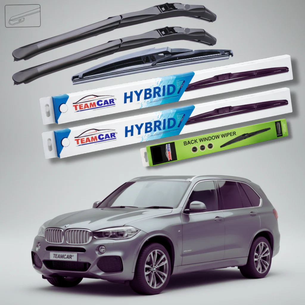 Ștergătoare BMW X5 F15 (2013-2018) Hibrid | Set Complet – TeamCar®