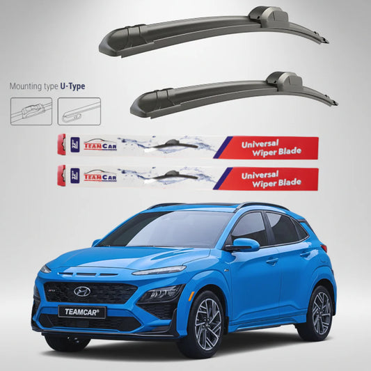 Ștergătoare Hyundai Kona (2020–2023) Flat | Set față – TeamCar®
