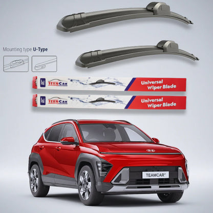 Ștergătoare Hyundai Kona (2023–2026) Flat | Set față – TeamCar®