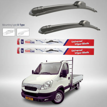 Ștergătoare IVECO Daily Basculantă (2009–2014) Flat | Set față – TeamCar®