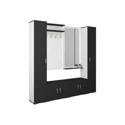 Set Hol haaus Como V3, Antracit/Alb, L 200 cm