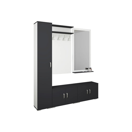 Set Hol haaus Como V7, Antracit/Alb, L 165 cm