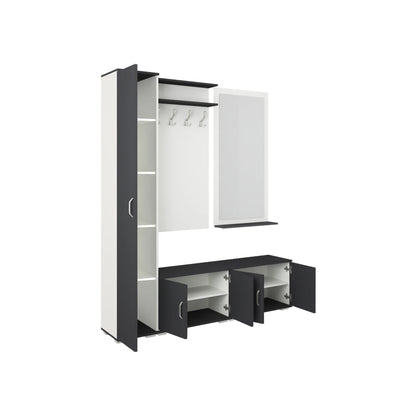 Set Hol haaus Como V7, Antracit/Alb, L 165 cm