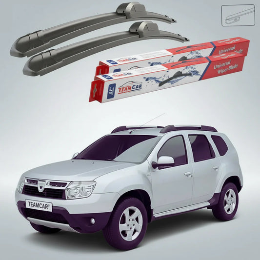 Ștergătoare Dacia Duster I (2010–2014) Flat | Set Față 4x2 Upgrade – TeamCar®