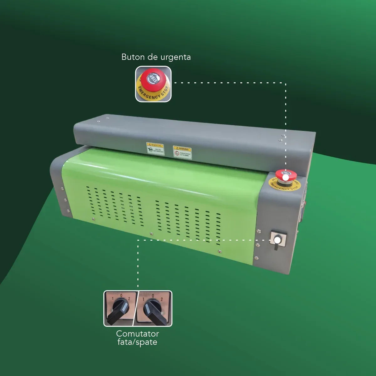 Masina de taiat cartoon pentru impachetare, Naimeed shredder 2, verde/gri 627x247x30 mm - 221.ro