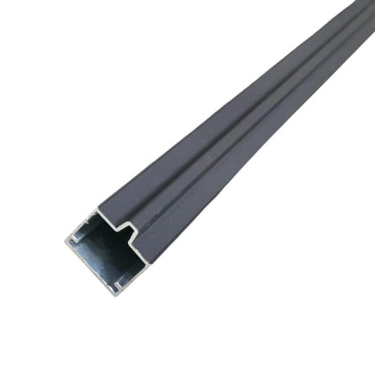 Sina gard, aluminiu, Naimeed D6478, 180x2.7x2.4 cm, Negru