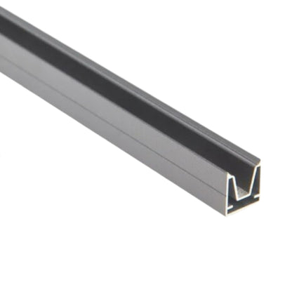 Sina gard, aluminiu, Naimeed D6479, 180x2.4x2.2 cm, Gri