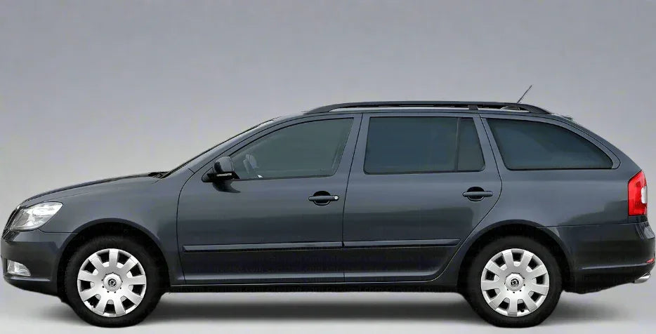 Covorase Skoda Octavia II TeamCar® Tip Tavita Compatibile (2004–2013) - Silver - 221.ro