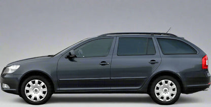 Covorase Skoda Octavia II TeamCar® Tip Tavita Compatibile (2004–2013) - Blue