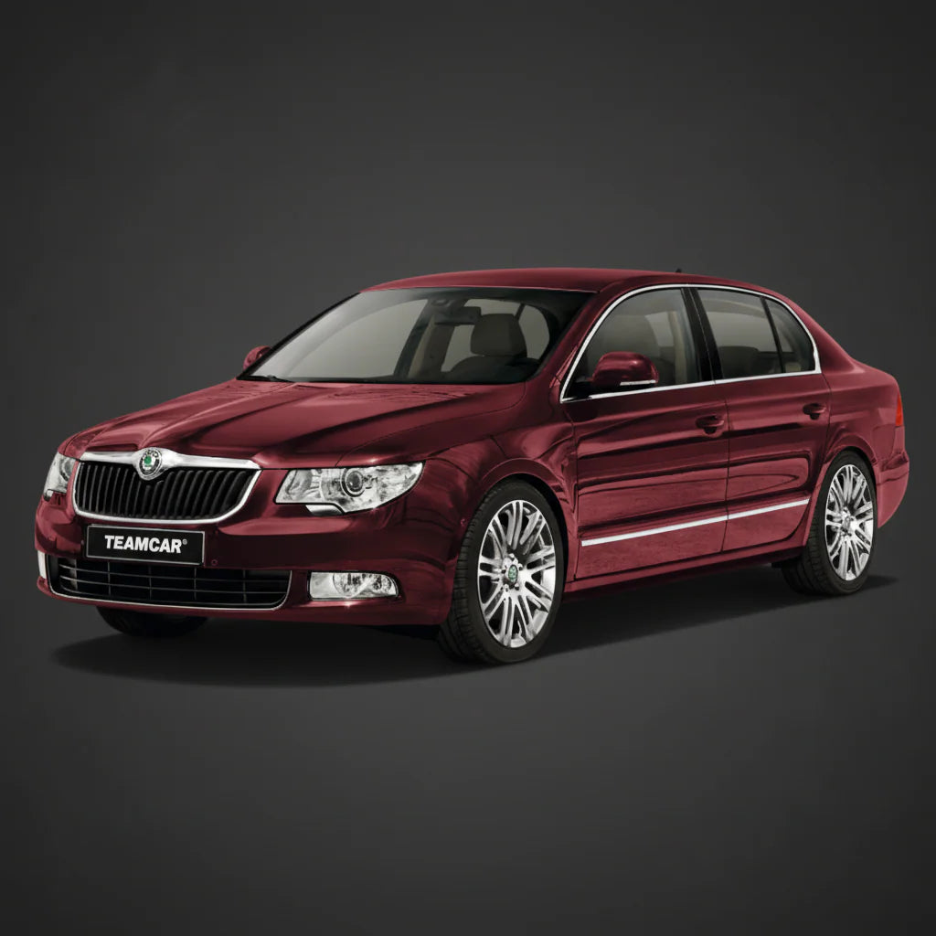 Covorase Skoda Superb II Tavita Cauciuc Compatibile 2008–2015 | Blue