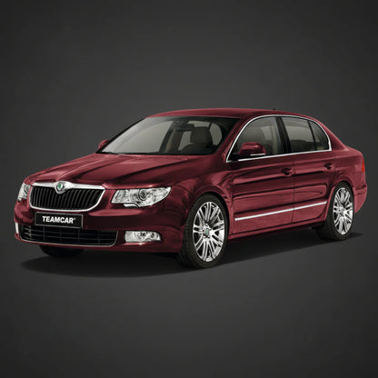 Covorase Skoda Superb II Tavita Cauciuc Compatibile 2008–2015 | Blue