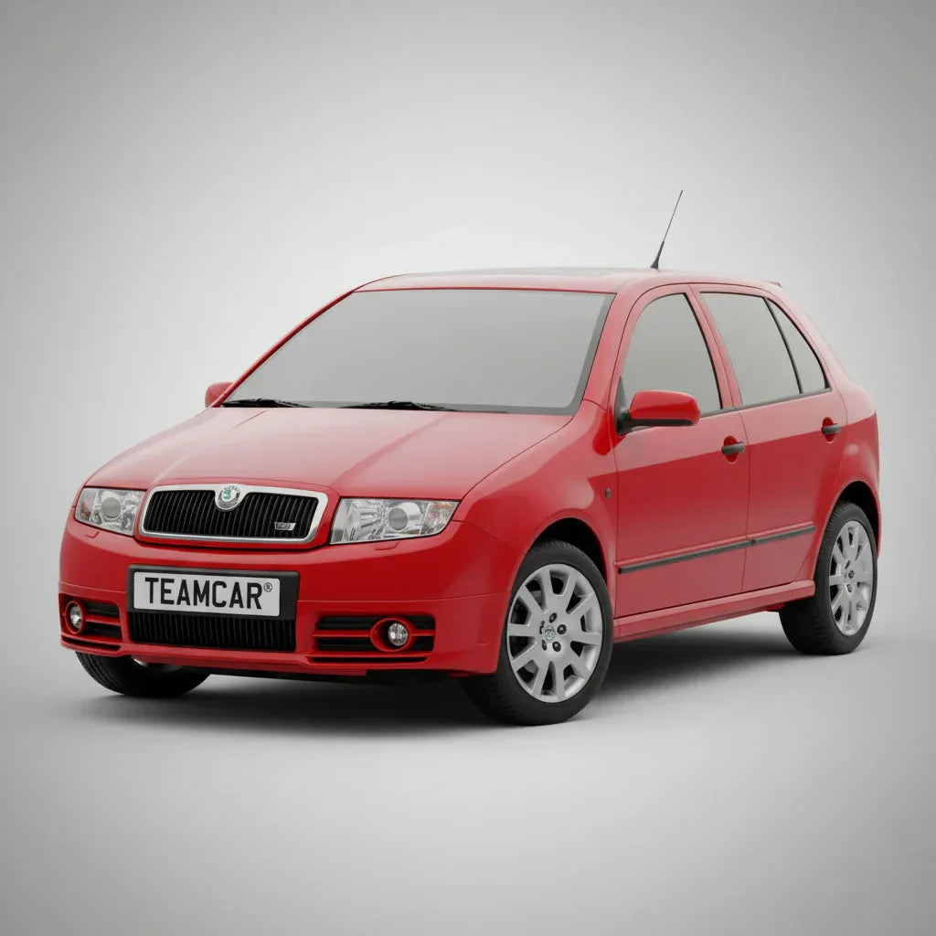 Covorașe Skoda Fabia I 2004-2007 | Red Edition – TeamCar®