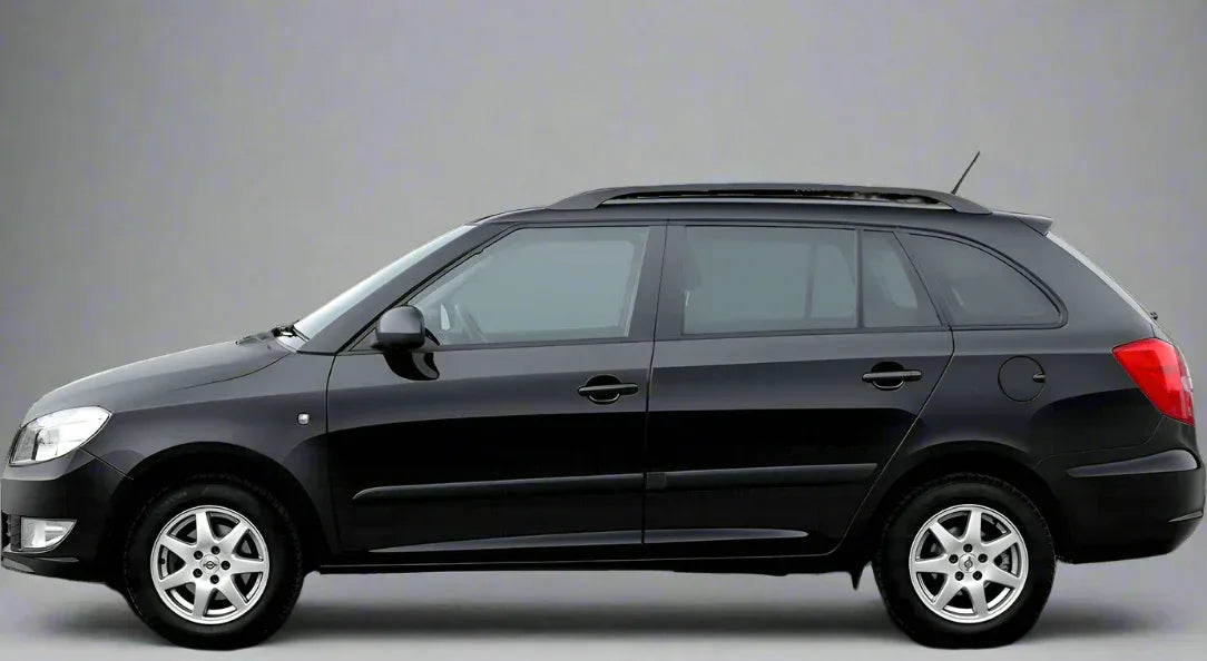 Covorase Auto TeamCar® Tip Tavita Compatibile Skoda Fabia II (2007–2014) Negru - 221.ro