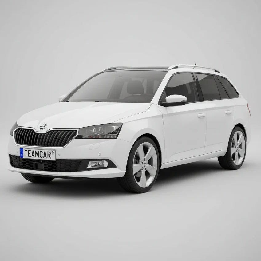 Covorașe Skoda Fabia III Combi Facelift 2018-2021 | Black Edition – TeamCar®
