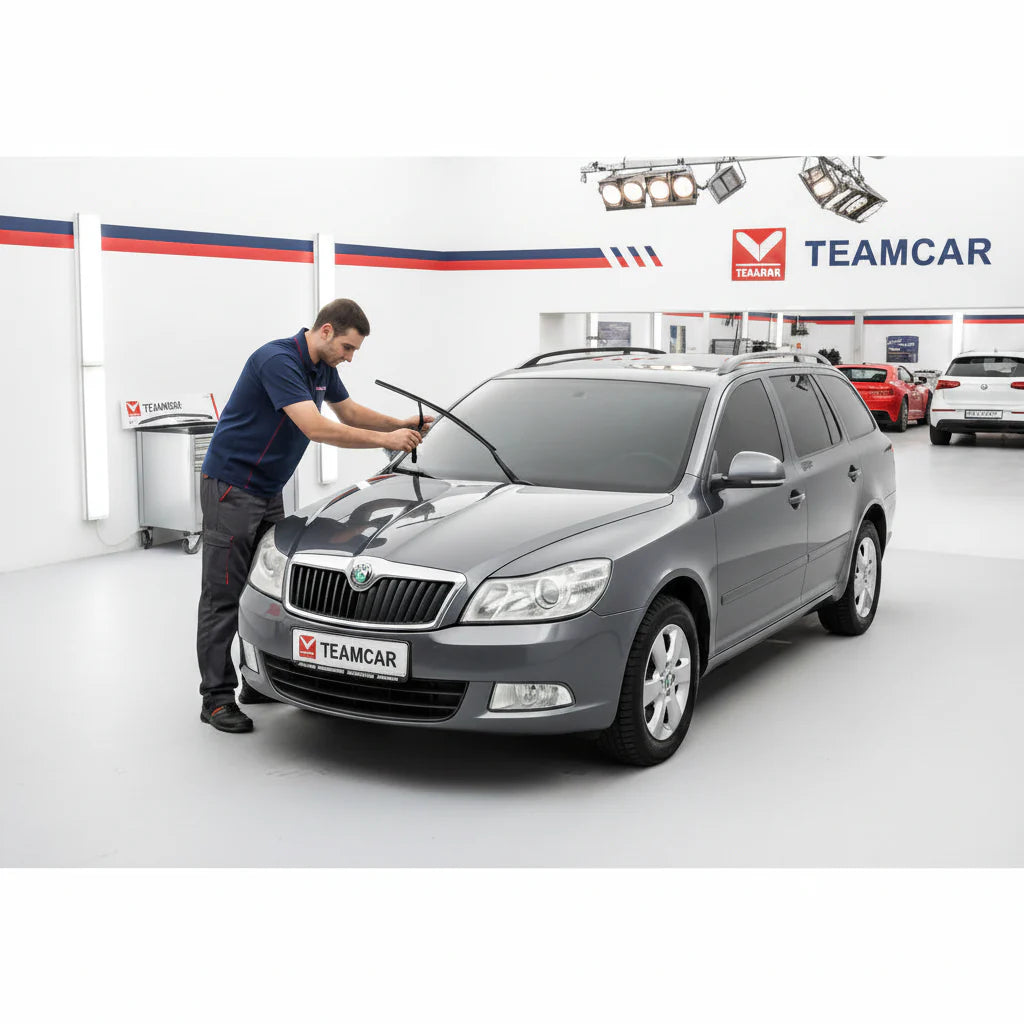 Ștergătoare Skoda Octavia II Combi 1Z5 11.2004-2013 | Set Față Flat – TeamCar®