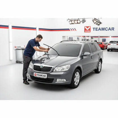 Ștergătoare Skoda Octavia II Combi 1Z5 11.2004-2013 | Set Față Flat – TeamCar®