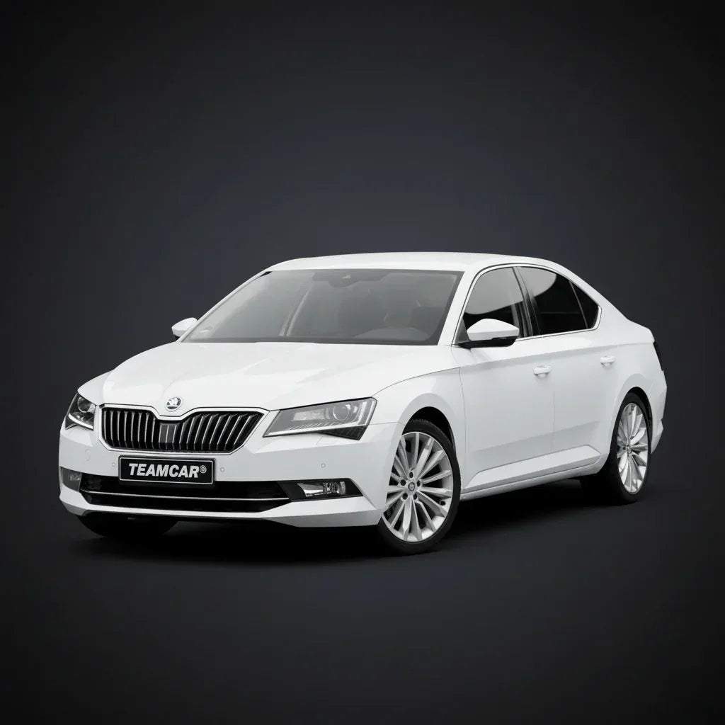 Preșuri auto tip tăviță Skoda Superb III 2015-2023 | Silver Edition – TeamCar®