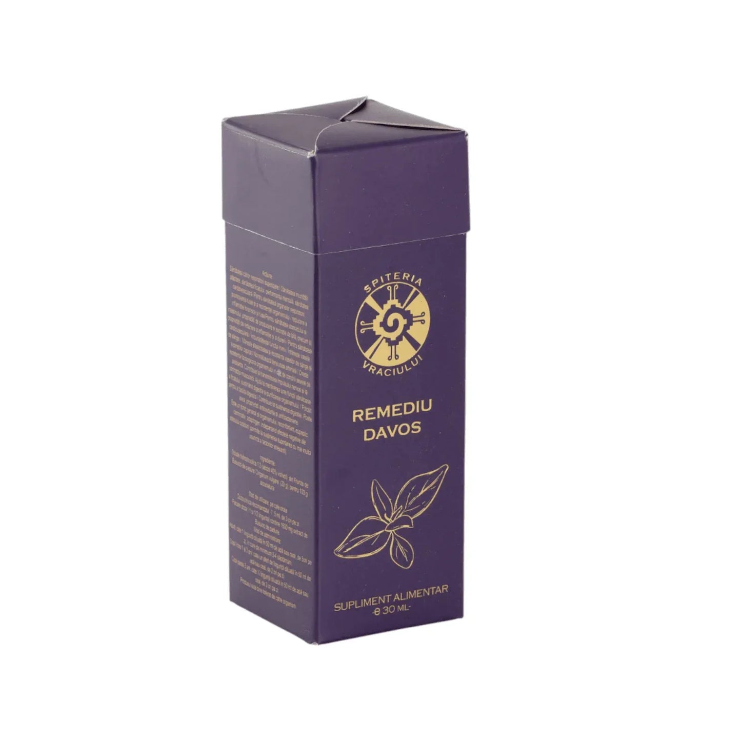 Remediu Natural Tuse și Dureri de Gât – DAVOS Antiinflamator | 30ml